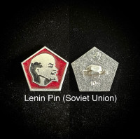 Soviet Union Lenin Pin