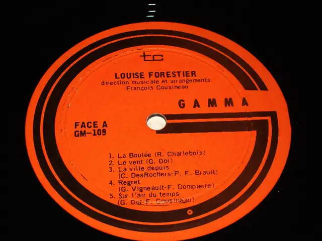 Louise Forestier - Louise Forestier (1967) LP62863257066882122