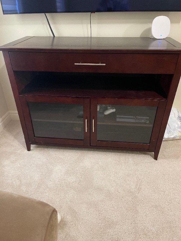 TV Stand/Entertainment Console-Solid Wood in TV Tables & Entertainment Units in Edmonton