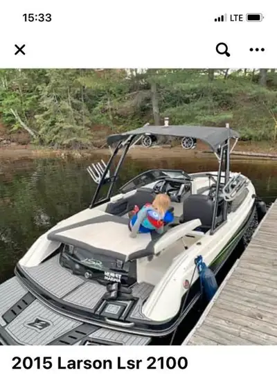Bateau Larson LSR 2015 -Moteur mercruiser 4.3L 2015 -Moteur mercruiser APNA 2015 -Remorque EAGLE 201...