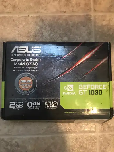Asus GeForce GT 1030 2GB Graphics Card, View more
