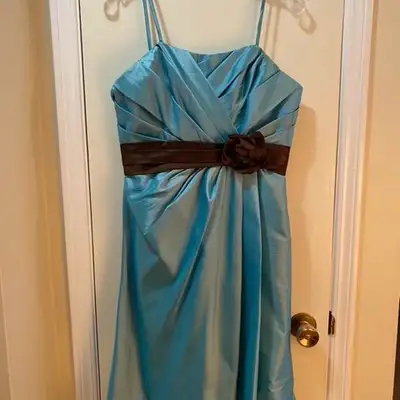Silk Prom Dress / Grad Dress - size 8, View more