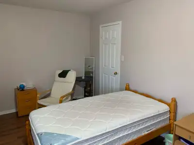 Master Bedroom with walk-in closet Own washroom/shower/tube, Air Condition. Parking lot available. P...