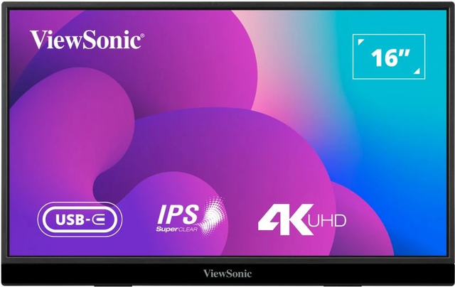 ViewSonic 16" 4K UHD OLED Portable Monitor - BRAND NEW, UNUSED in Monitors in City of Toronto - Image 9