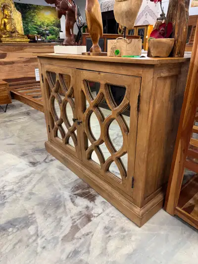 ✅ Buffet bois de manguier, cabinet, petit bahut,, commode Inde, View more
