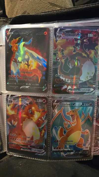 Selling a large collection of Fire-type EX/GX/VMAX/VSTAR, View more