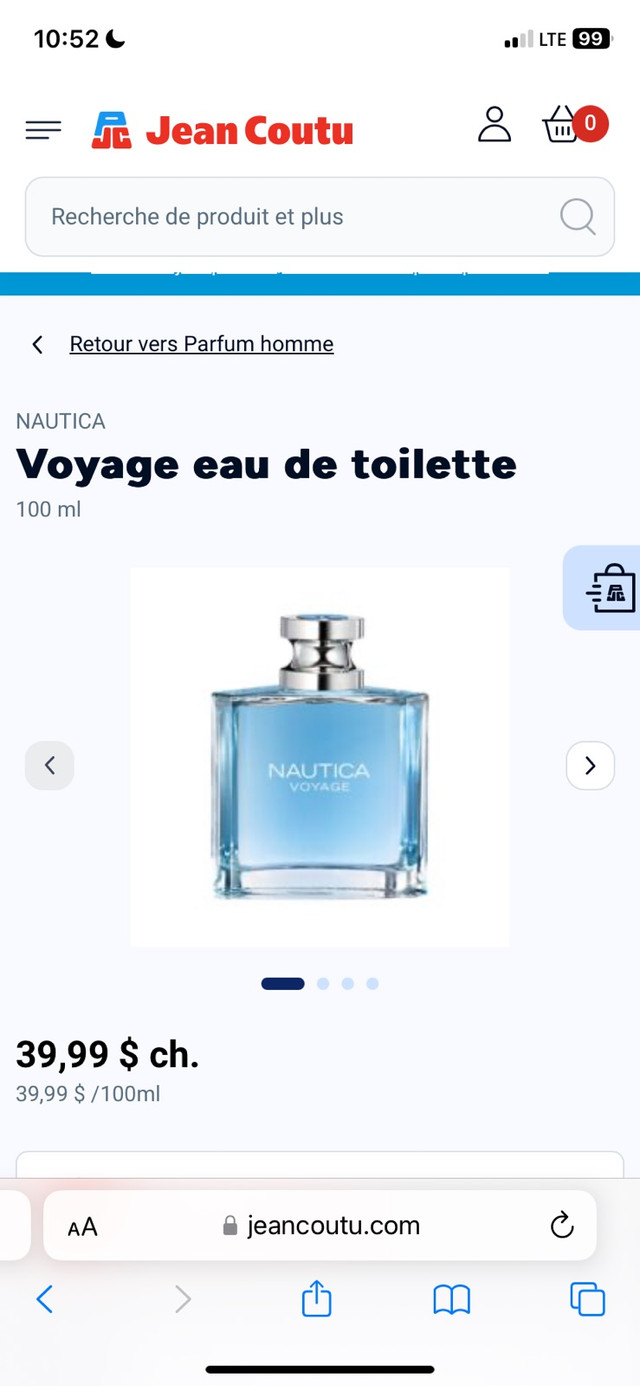 eau de toilette 100 ML  ( NEUF & SCELLÉ ) AUBAINE!!! dans Santé et besoins spéciaux  à Laval/Rive Nord - Image 2