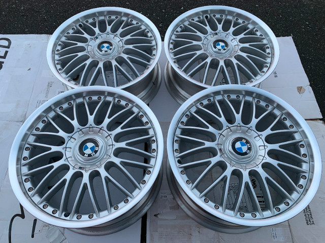 Set of OEM BMW 101M 2 Piece BBS 19" E60 rims in showroom cond in Tires & Rims in Delta/Surrey/Langley - Image 2