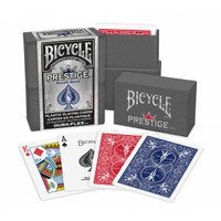 Bicycle 100% Plastic Playing Cards 2 Decks Prestige Poker