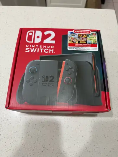 Nintendo switch 2 plus 1 of 3 games, View more