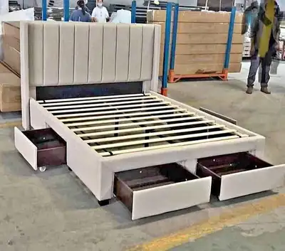 Upholstered Storage Bed Frame, View more