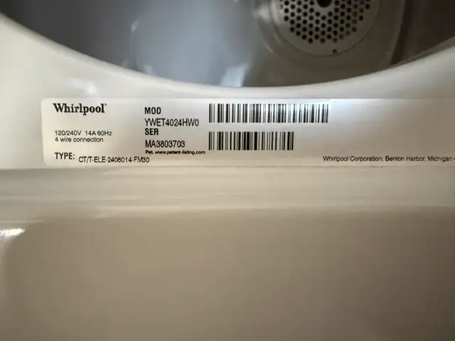 Whirlpool Washer / Dryer in Washers & Dryers in City of Toronto - Image 5