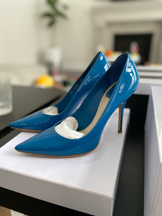 Dior patent blue pumps -  size 37.5 in Women's - Shoes in Kitchener / Waterloo