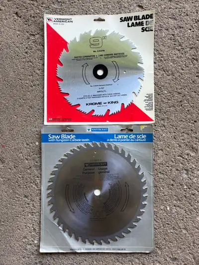 Vermont American and Mastercraft Saw Blades, View more