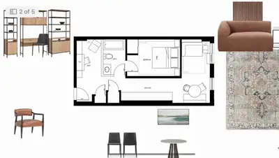 Furnished! Crown capital condo, one bedroom