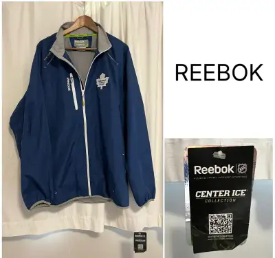 REEBOK - XL - NWT - MENS NHL TORONTO MAPLE LEAFS JACKET / COAT, View more