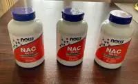 3 Bottles (Now Foods) of NAC