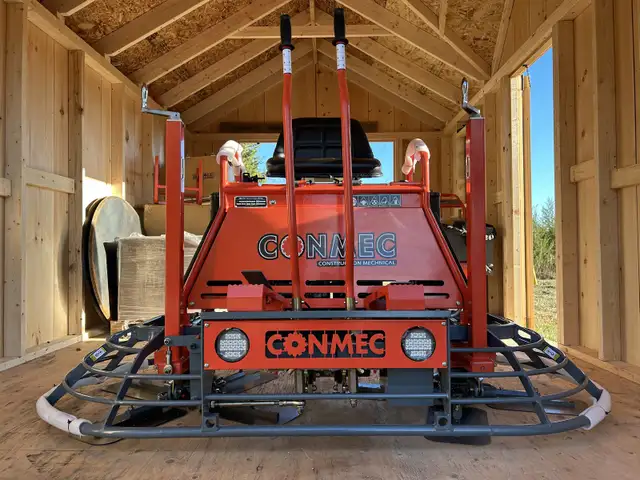 In stock! Conmec CRTC836 6ft mechanical ride on trowels