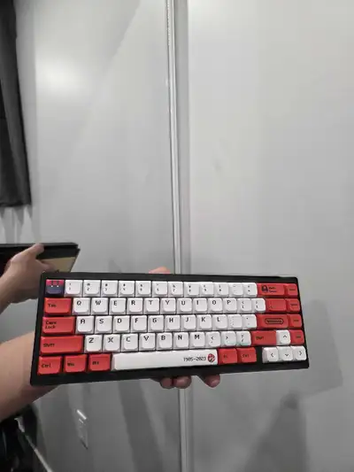 mechanical keyboard, full metal frame. Bluetooth or wired., View more