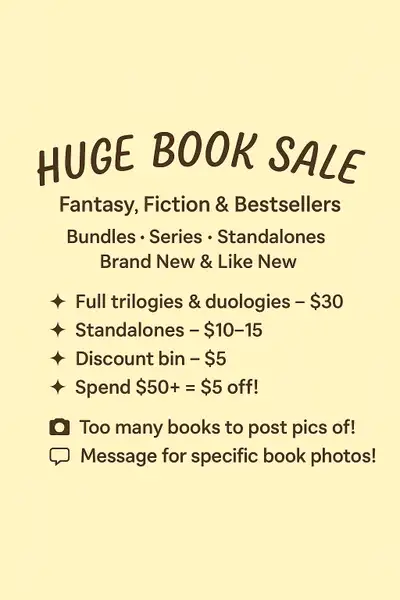 Huge Book Sale – Fantasy, Romance & More Deals!, View more