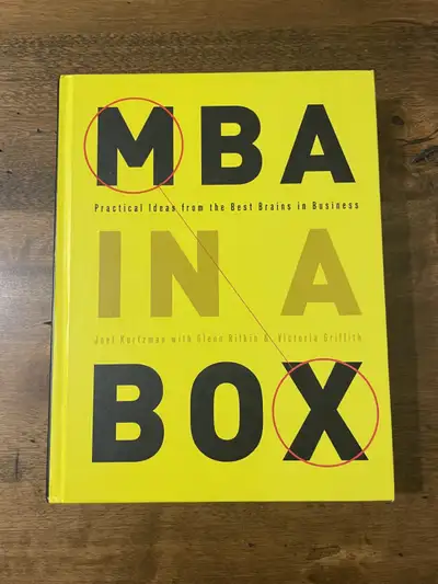 MBA in a Box by Joel Kurtzman | Business & Strategy Book, View more