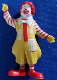 RONALD McDONALD VINTAGE FIGURINE -- 1985 - 7.5cm / JOUET / RARE