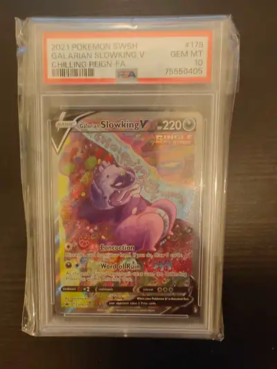 PSA 10 Galarian Slowking, View more