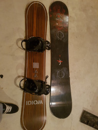 burton snowboard and bindings