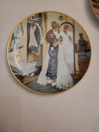 Her First Formal by Norman Rockwell Collector Plate 1990