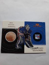 Mike Richter 2000-01 Upper Deck MVP - Game-Used Souvenirs #GS-MR