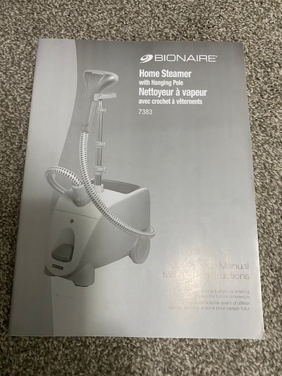 BIONAIRE GARMENT HOME STEAMER WITH HANGING POLE, View more