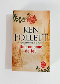 Roman - Ken Follett - UNE COLONNE DE FEU - Livre de poche