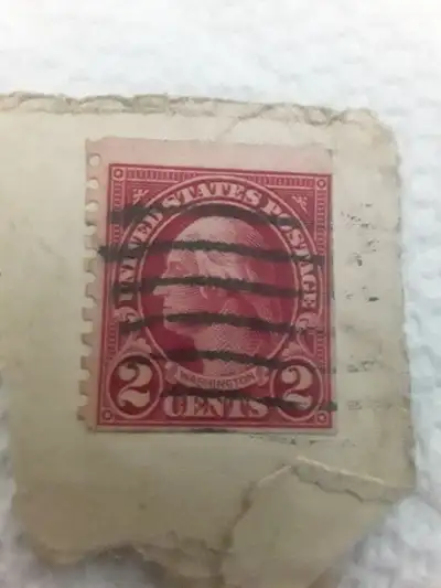RARE George Washington Red Two 2 Cent Postage Stamp, View more