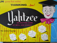 Vintage 1956 Yahtzee Game NEVER OPENED!