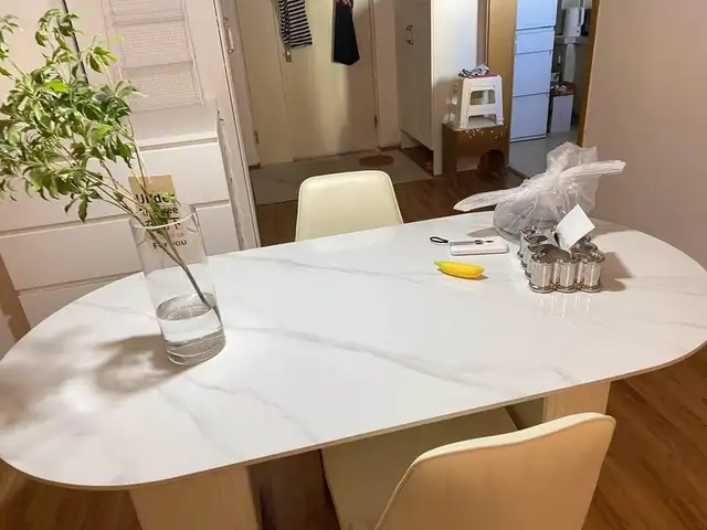 Luxury White Stone Dining Table in Dining Tables & Sets in Mississauga / Peel Region - Image 8