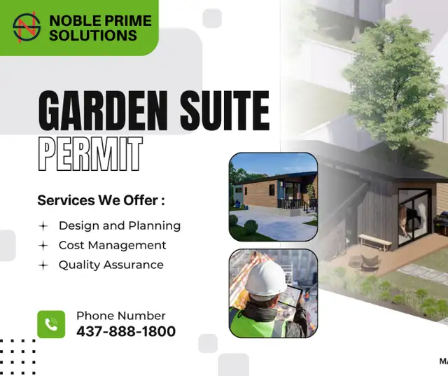 GARDEN SUITE PERMIT CALL NOW 437-888-180063234777776643121