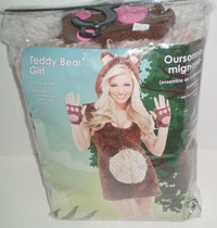 Teddy Bear Girl Adult Halloween Costume Size M to L