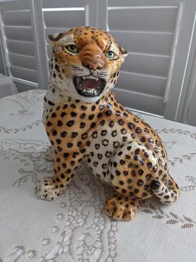 Vintage China Leopard Figure, View more