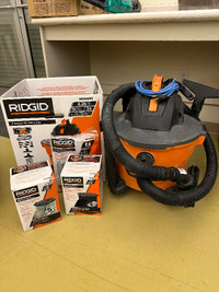 Really Sucks! RIGDID 9-gal shopvac w HEPA - Like New