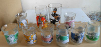 Collectible & Vintage Cartoon Glasses Mugs, Disney Looney Tunes