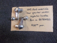 1949 Ford convertible rear window handles