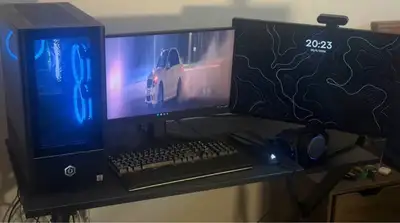Full Gaming Setup CyberPowerPC - Gamer XtremeGaming Desktop, View more
