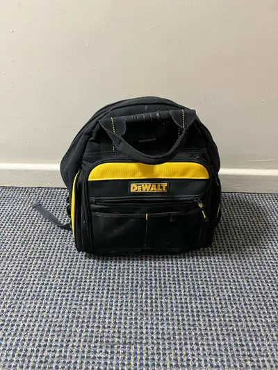 DEWALT BACKPACK TOOLBAG WITH LED LIGHT , View more