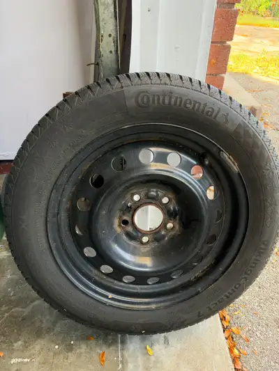 I am selling a set of used Continental VikingContact 7 winter tires in size 205/55R16, which are ess...