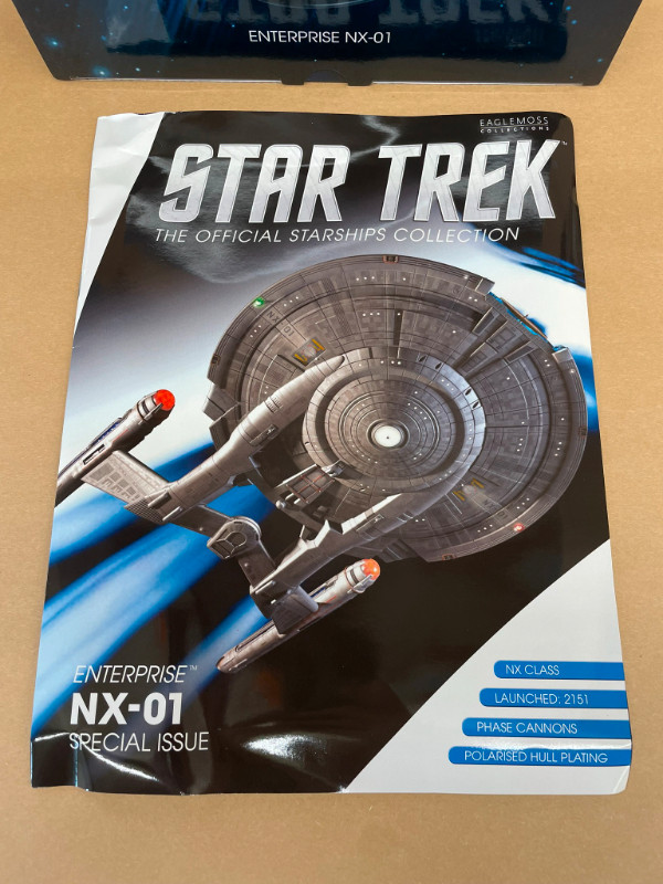 Star Trek Eaglemoss Starships Collection Enterprise NX-01 XL in Arts & Collectibles in Regina - Image 3