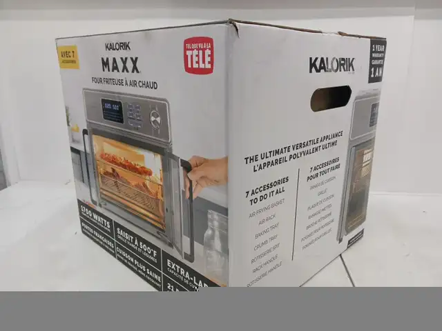 KALORIK DIGITAL MAXX EXTRA LARGE 9-IN-1 AIR FRYER OVEN in Toasters & Toaster Ovens in Markham / York Region - Image 4