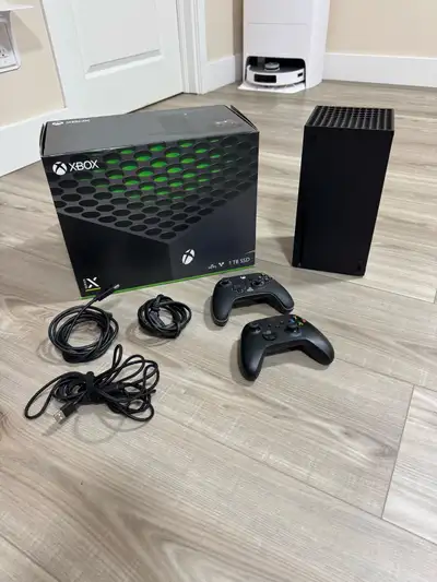 Xbox Series X 1tb Disc Edition with Two Controllers, View more