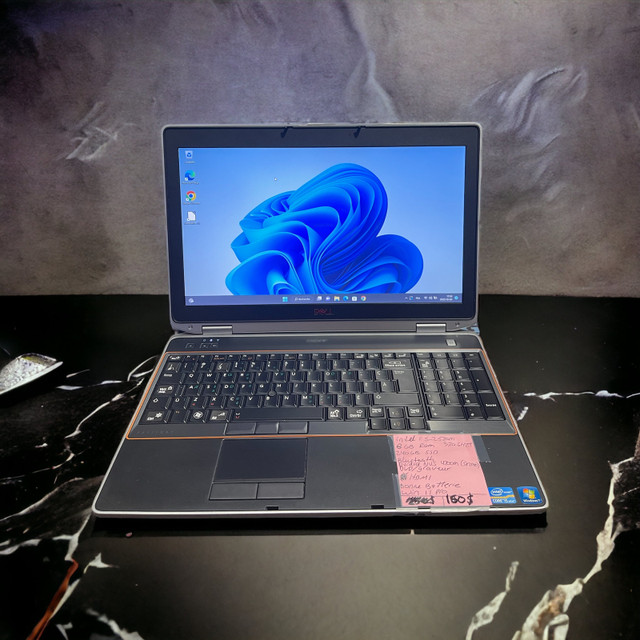 Ordi portable Dell, Intel i5–8GB Ram--240GB SSD + Win 11! dans Portables  à Sherbrooke - Image 3