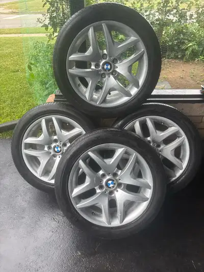 18 inch BMW rims and tires, Rims are in very good condition they are for a 2004 to 2010 x 3 E83 mode...
