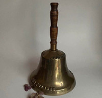 Large Brass Hand Bell